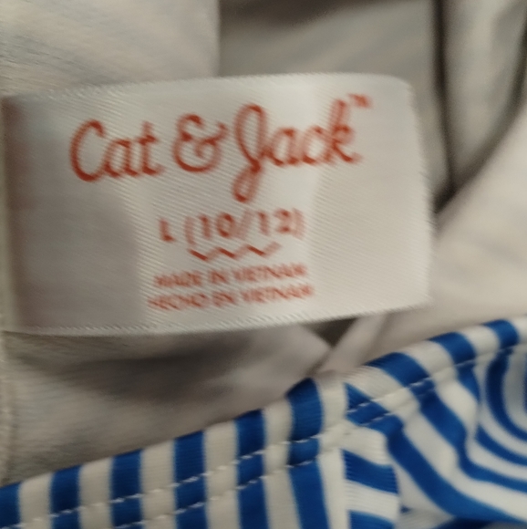 Cat & Jack Target Large (10/12) Cherry swimwear ruffle top one piece Swimsuit - Picture 16 of 16